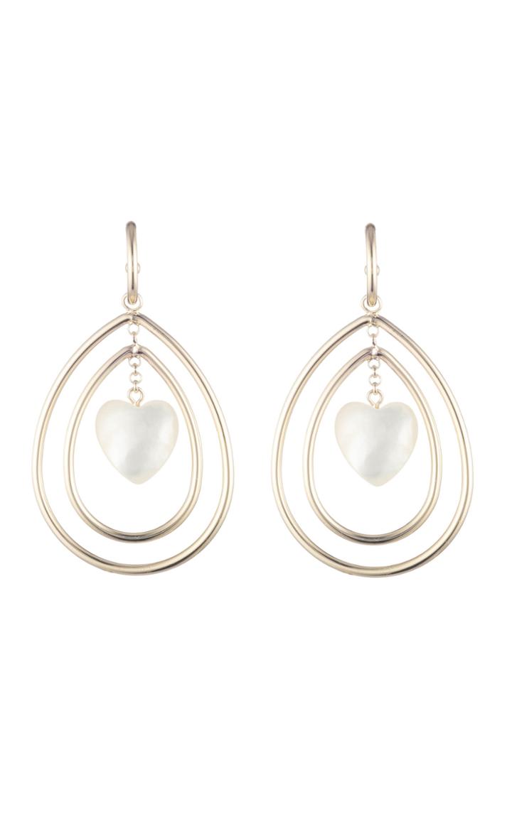 Dannijo Vivian 10k Gold-plated And Mother Of Pearl Earrings