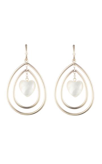 Dannijo Vivian 10k Gold-plated And Mother Of Pearl Earrings