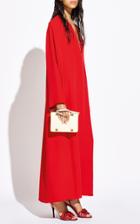 Moda Operandi Valentino Silk Cady Maxi Dress