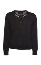 Moda Operandi Simone Rocha Embellished Button Front Cardigan Size: S