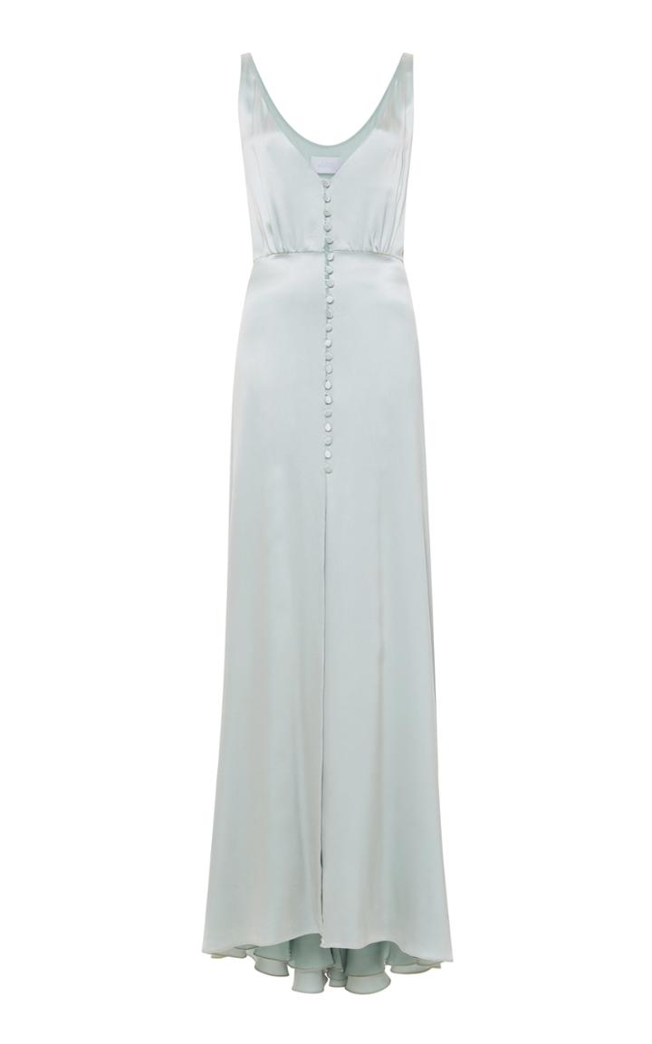 Luisa Beccaria Satin Full Length Dress