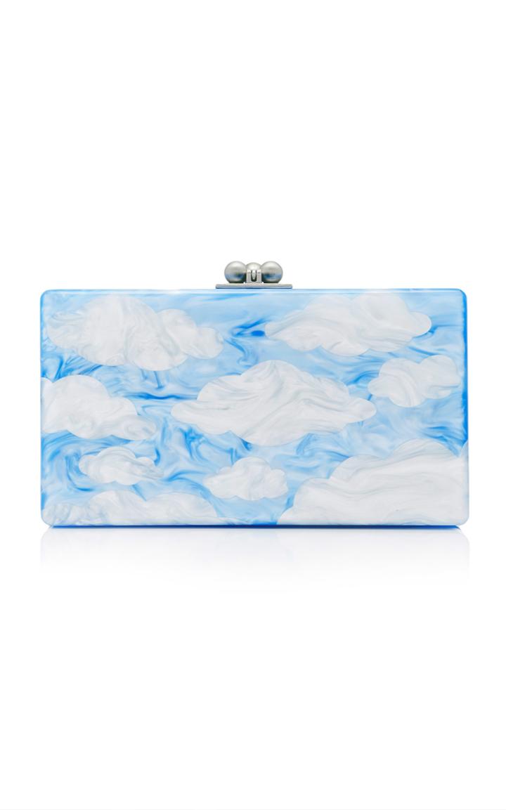 Edie Parker M'o Exclusive Painted Cloud Clutch