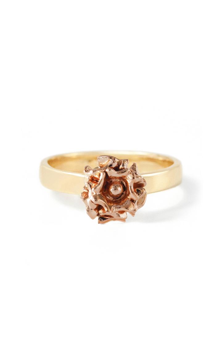 Bernard James Rosa 14k Yellow And Rose Gold Ring
