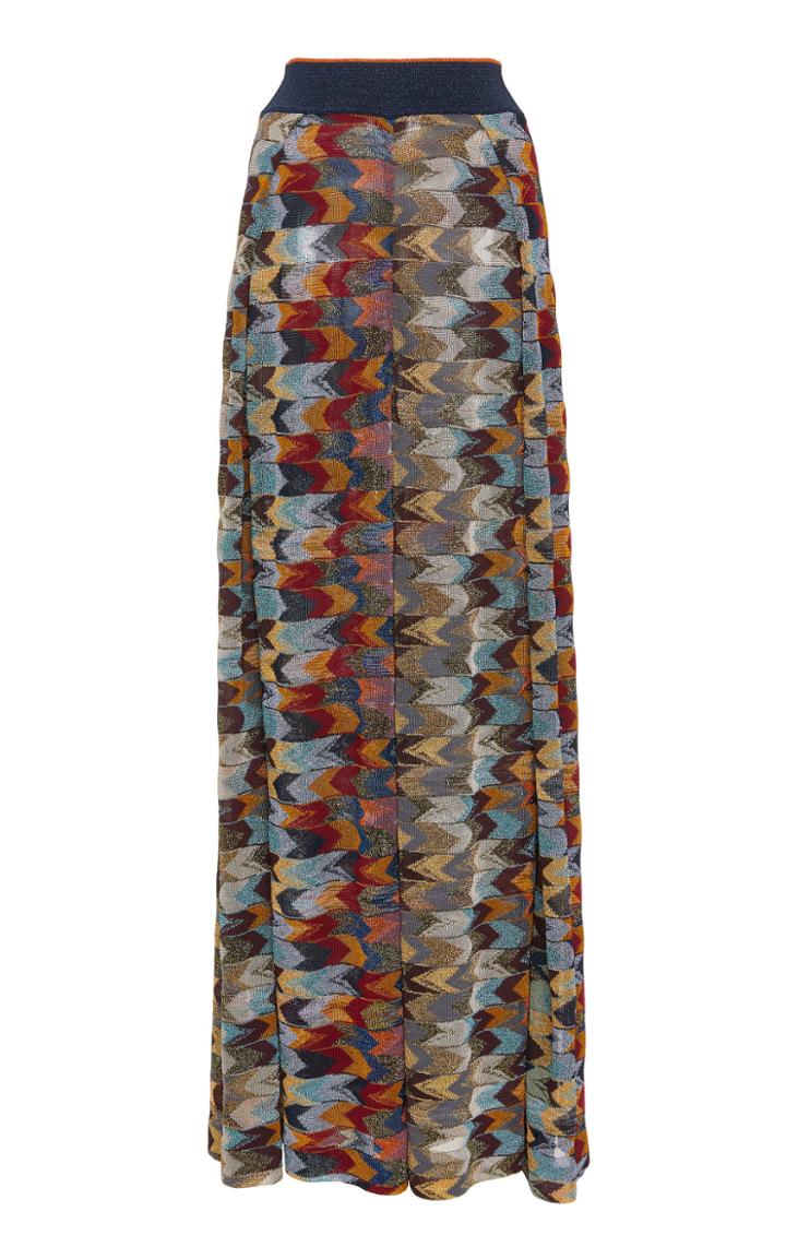 Missoni Wide-leg Printed Lurex Pants