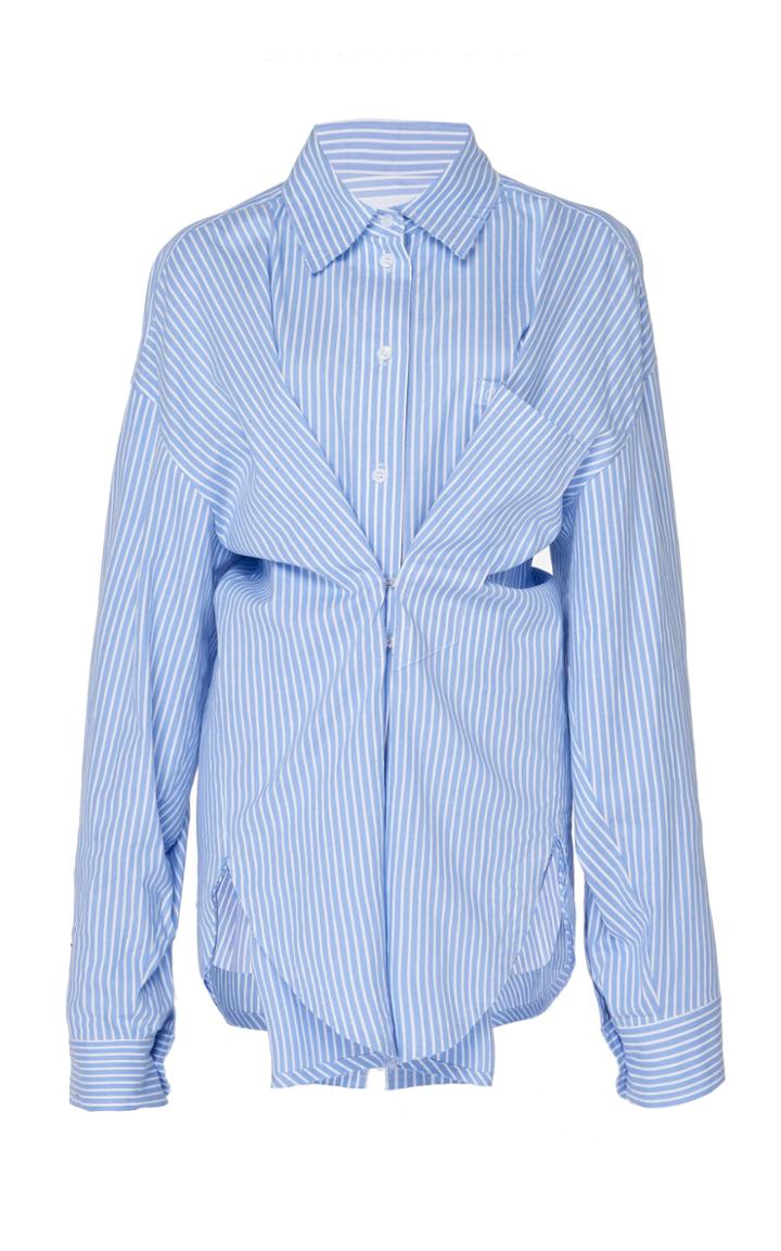 Pushbutton Elongated Hook Shirt