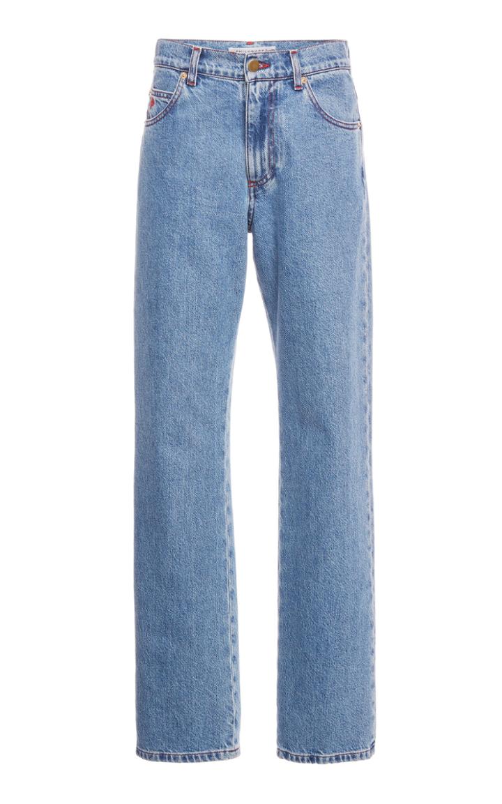 Moda Operandi Philosophy Di Lorenzo Serafini High-rise Straight-leg Jeans Size: 36