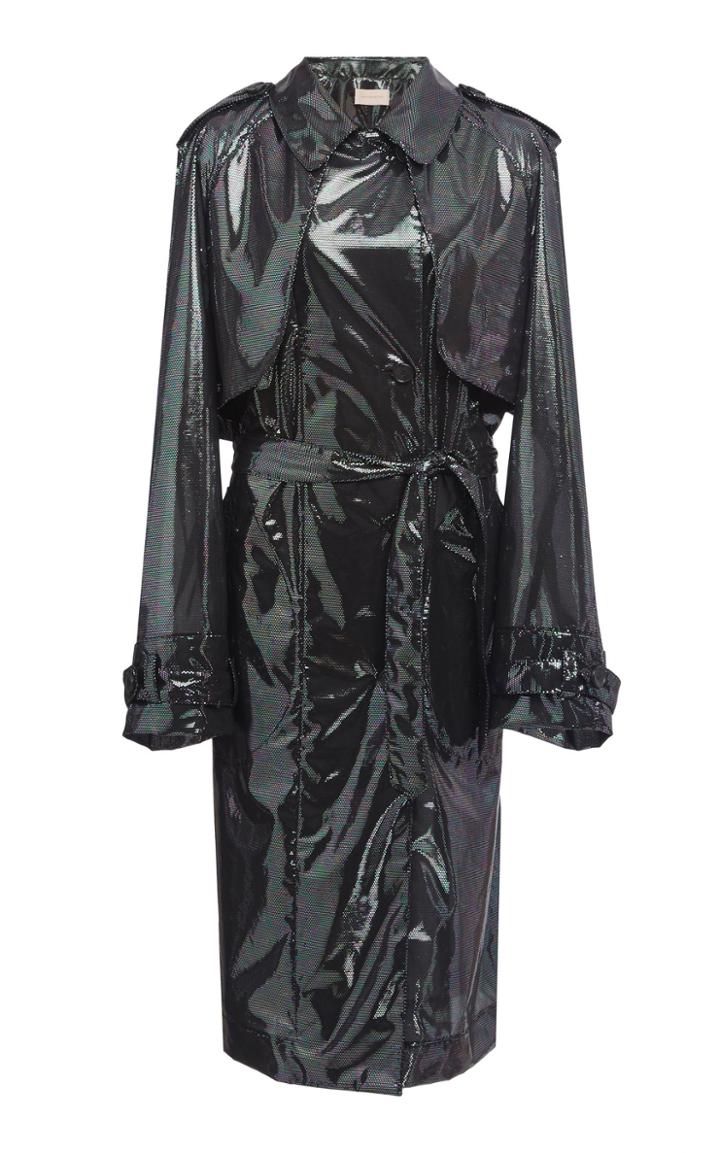 Christopher Kane Vinyl Trench Coat
