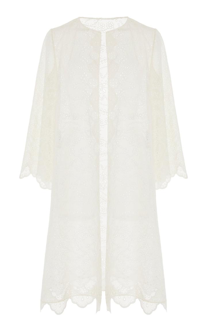 Marchesa Eyelet Coat