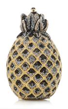 Judith Leiber Couture Crystal Pineapple Clutch