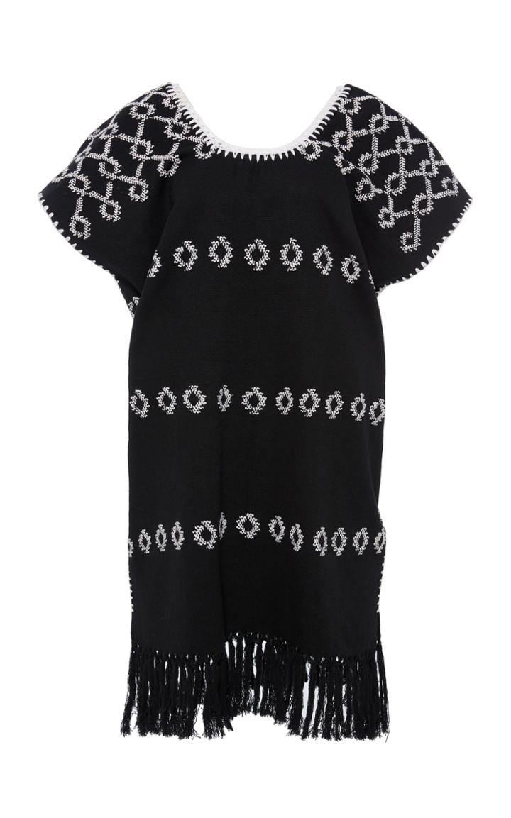 Pippa Holt No. 81 Embroidered Fringe Supermini Caftan