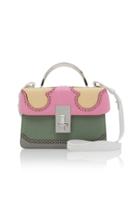 The Volon Data Alice Color Block Leather Bag