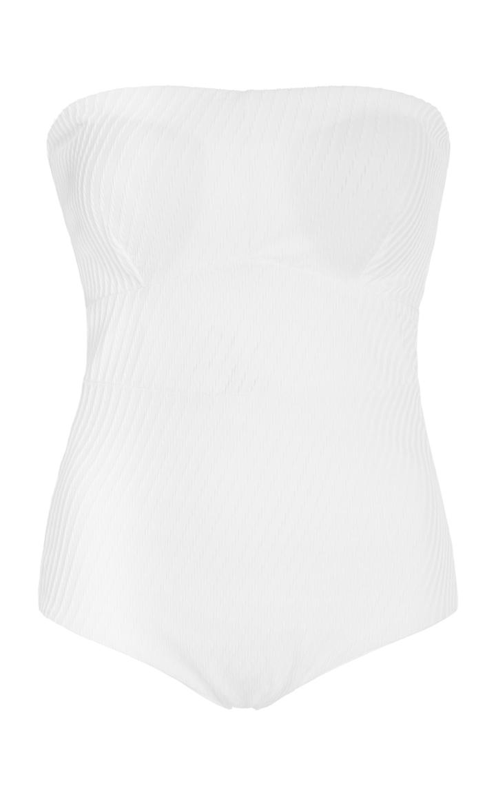 Fella Leopold Strapless One Piece Swimsuit