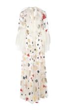 Sandra Mansour Phoebe Embroidered Maxi Dress