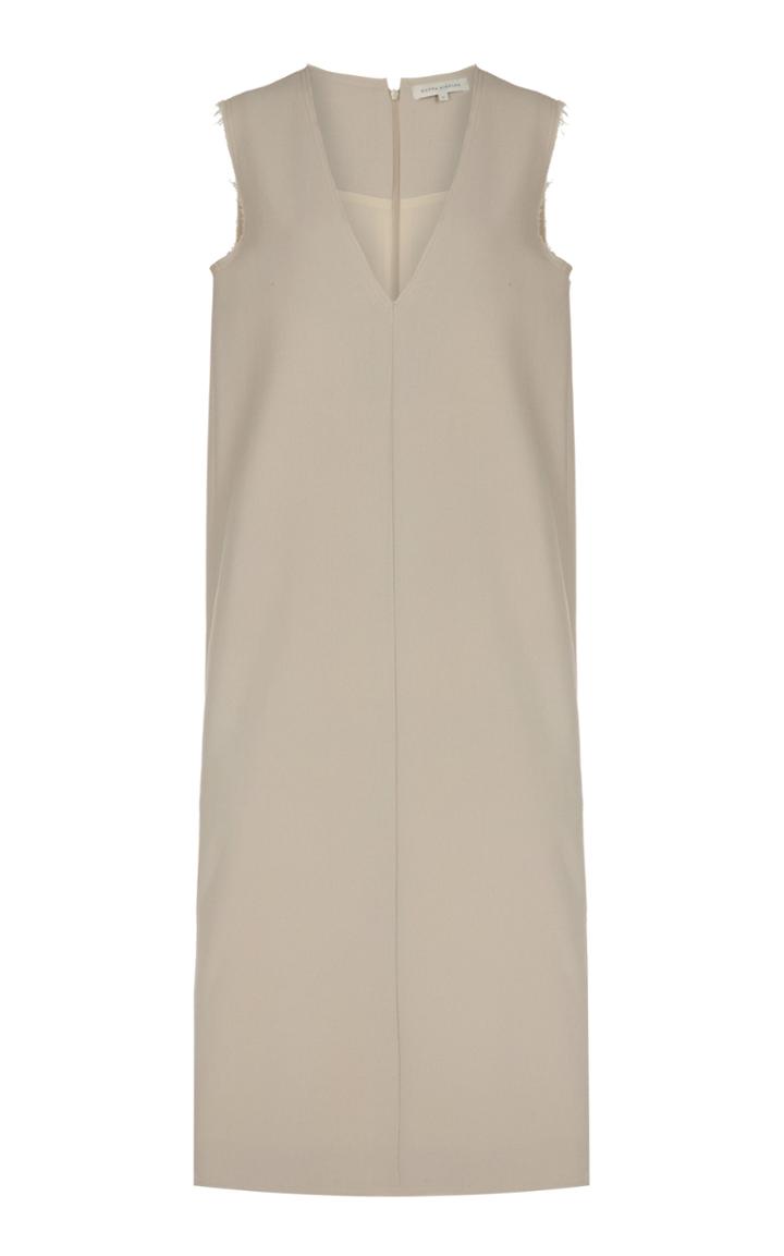 Moda Operandi Hanna Fiedler Herbert Raw-edge Wool Midi Dress