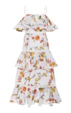 Prabal Gurung Halter Strap Tiered Sundress