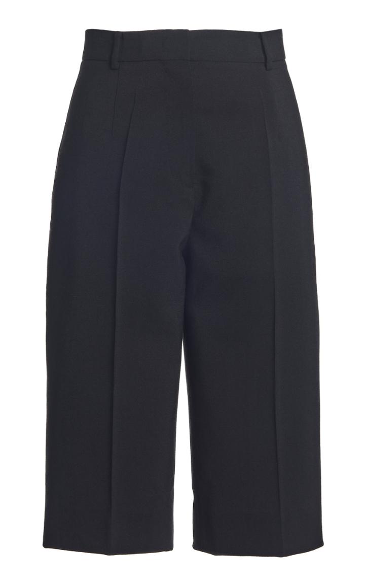 Moda Operandi Giambattista Valli Pleated Cady Bermuda Shorts