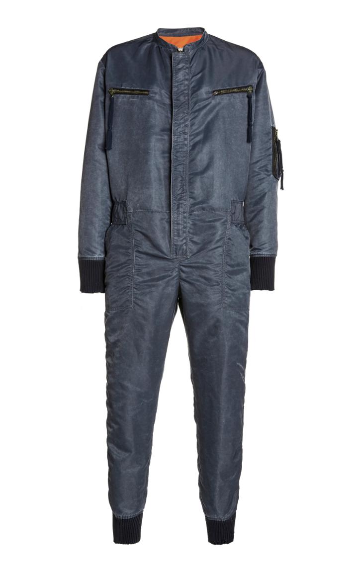 Moda Operandi Greg Lauren Washed Satin Jumpsuit