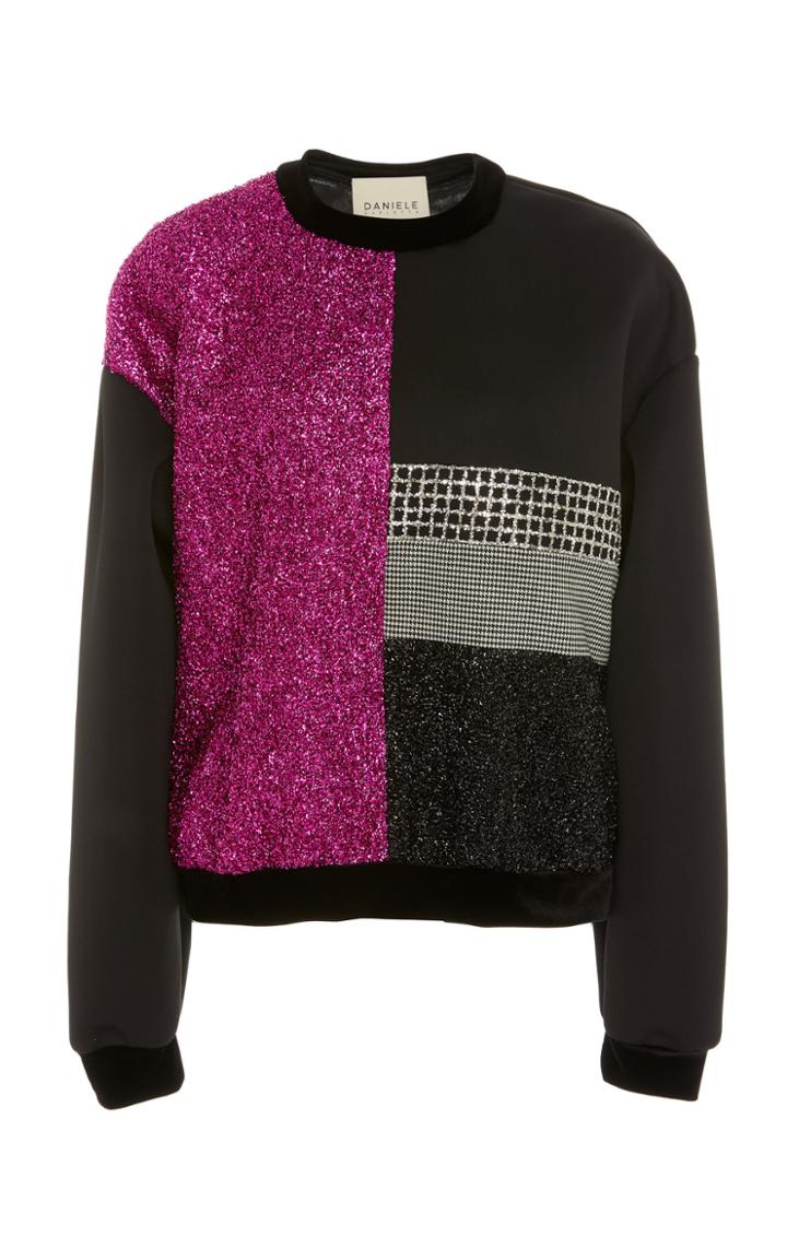 Daniele Carlotta Lurex 80's Style Pull Over Sweater