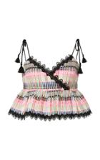 Liron Itzhakov Stephanie Peplum Crop Top