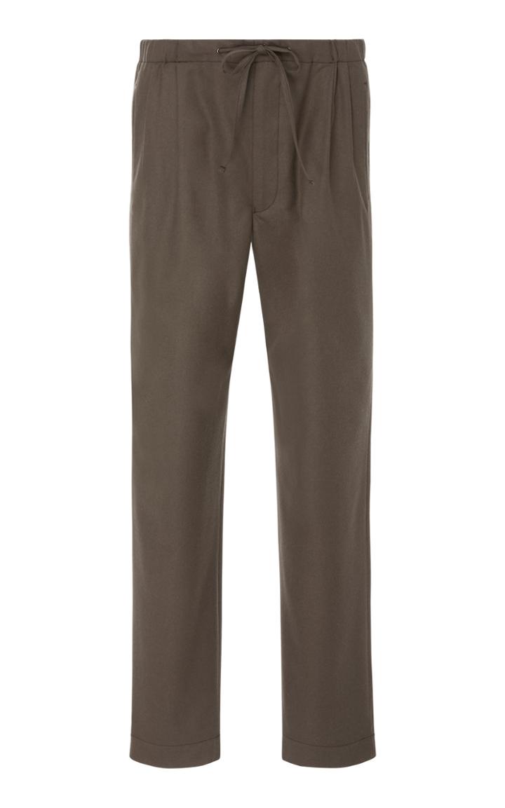 Camoshita Pleated Drawstring Trousers