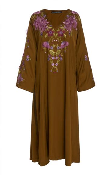 Josie Natori Couture Long Floral Tunic