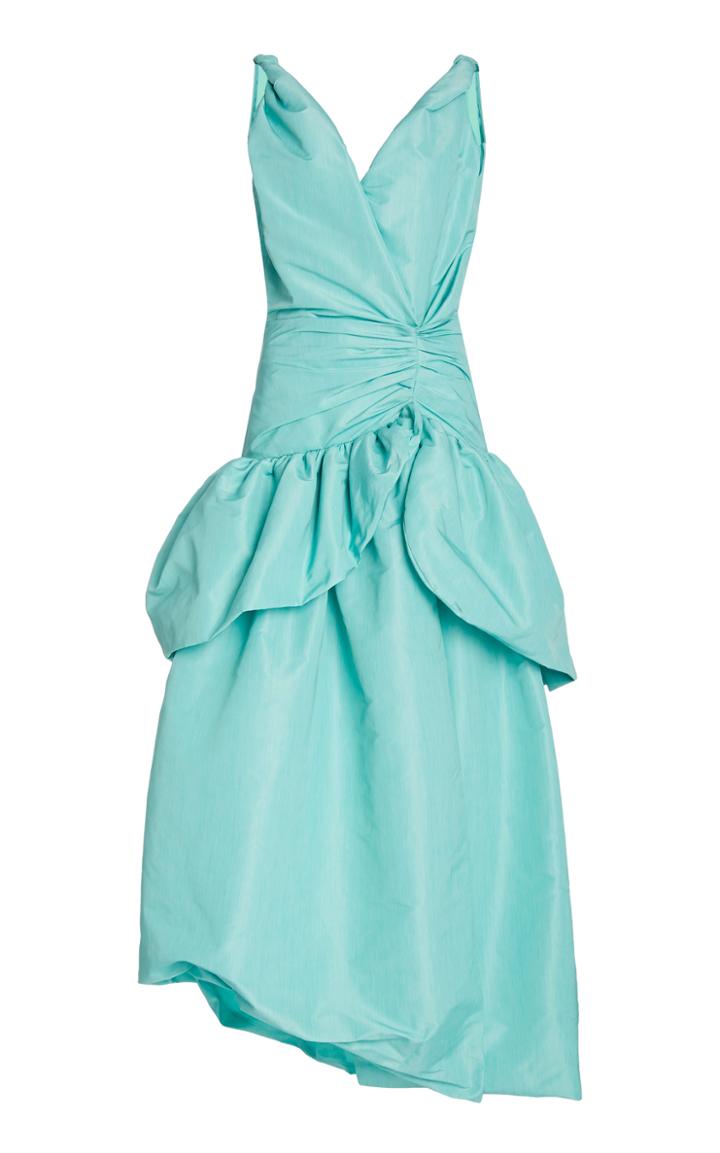 Moda Operandi Rosie Assoulin Asymmetric Cotton-blend Gown