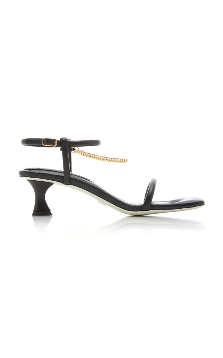 Proenza Schouler Chain-embellished Leather Sandals