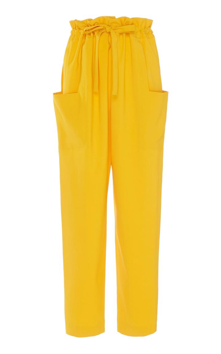 Maison Rabih Kayrouz Straight Leg Crepe Pants