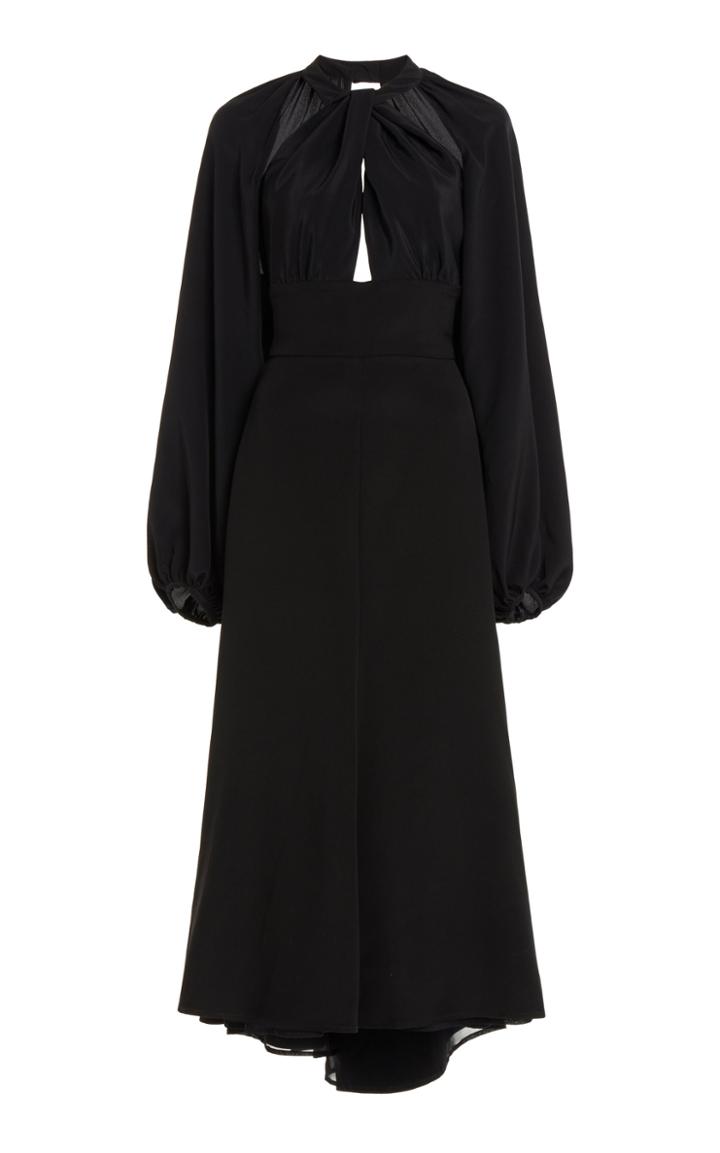 Moda Operandi Silvia Tcherassi Maureen Balloon-sleeve Silk Dress
