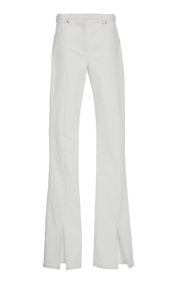 Jeffrey Dodd Flared Front Slit Jean
