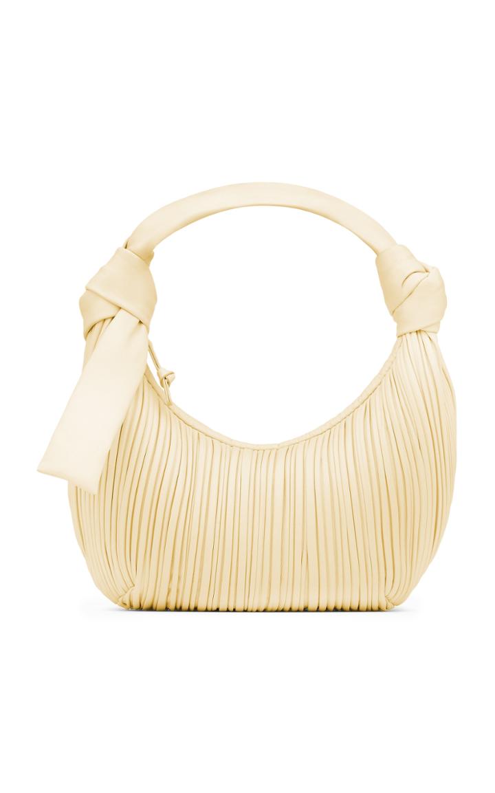 Neous Neptune Pleated Leather Shoulder Bag