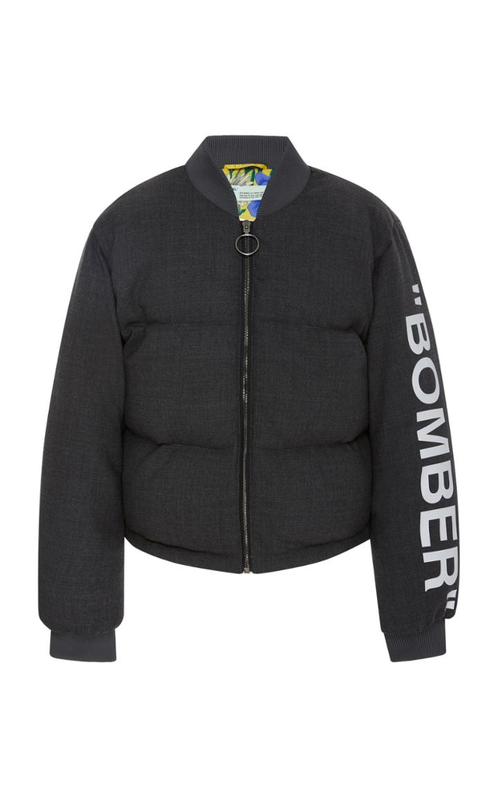 Off-white C/o Virgil Abloh Printed Quilted-shell Puffer Jacket
