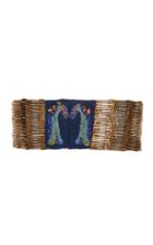 Verandah Hand Beaded Silk Belt