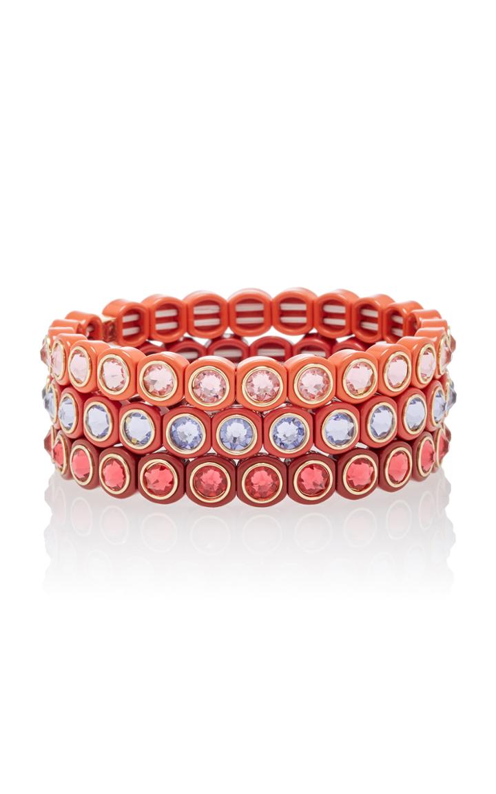 Roxanne Assoulin Mini Me Rose Bracelet Set Of Three