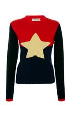 Diane Von Furstenberg Star Colorblock Sweater