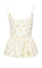 Markarian Morland Floral Faille Top