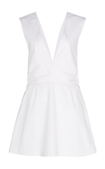 Kalita Lemuria Bow-detailed Cotton-poplin Playsuit