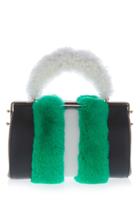 Marni Fur Wrapped Top Handle Bag