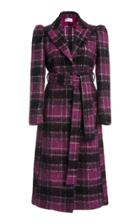 Moda Operandi Red Valentino Belted Tartan Plaid Coat