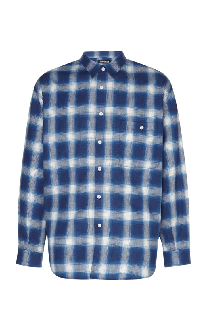 Adaptation Classic Plaid Button Up Cotton Shirt