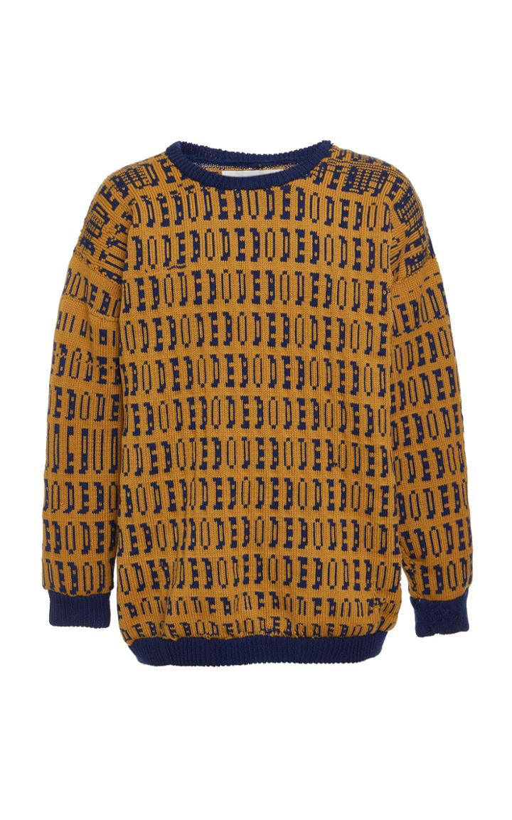 Bode Bode Signature Sweater