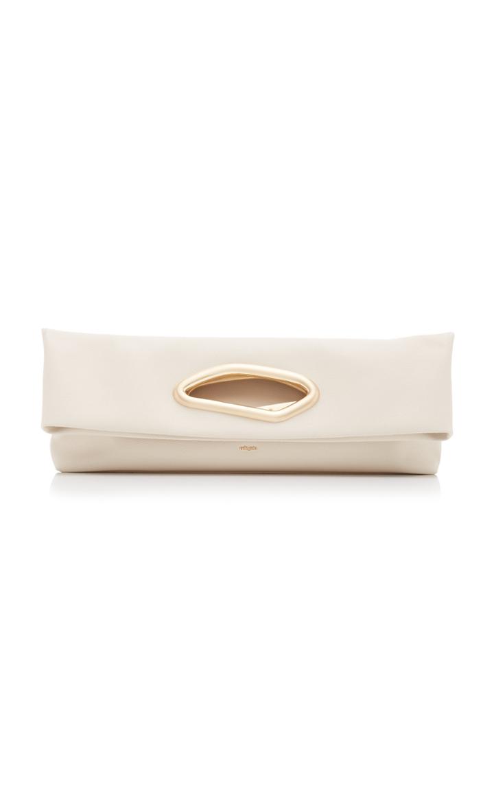 Cult Gaia Reza Oversized Leather Clutch