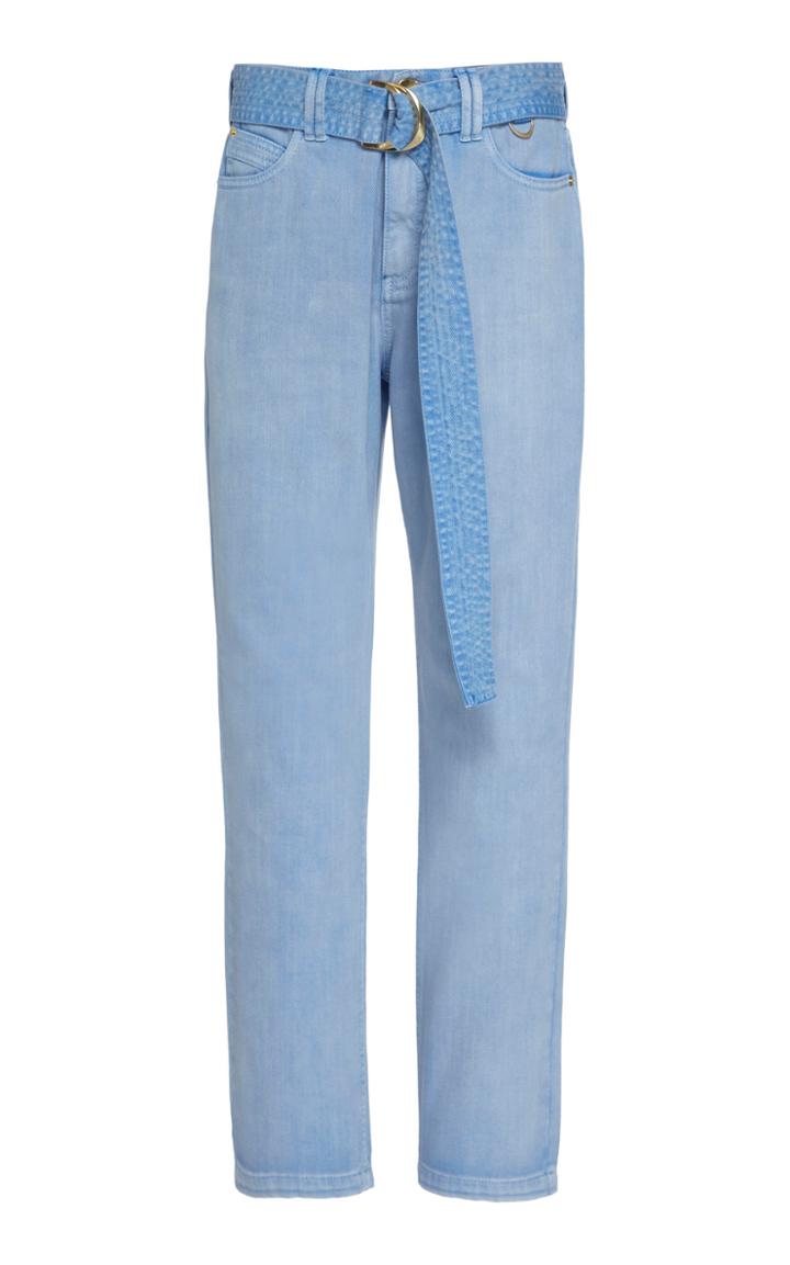 Moda Operandi Aje Prima High-rise Cotton Straight-leg Jean Size: 4