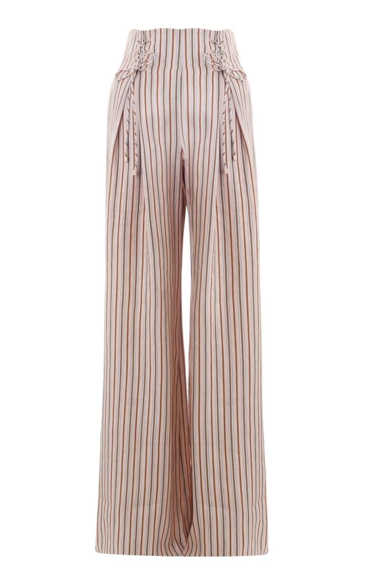 Zimmermann Painted Heart Lace Up Pant