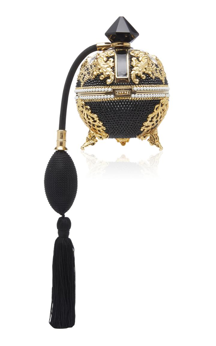Judith Leiber Couture Crystal-embellished Gold-tone Clutch