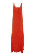 Marina Moscone Crochet Long Silk Tunic