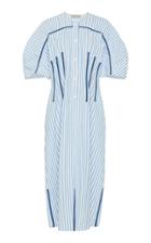 Moda Operandi Lee Mathews Tengo Cotton Seersucker Cocoon Shirt Dress Size: 1
