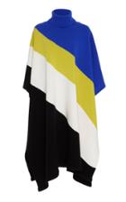 Emilio Pucci Color-block Wool Cape