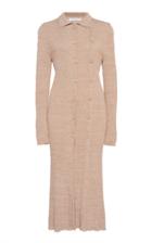 Christopher Esber Double Buttoned Long Sleeve Knit Dress