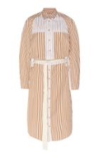Moda Operandi Lee Mathews Jamie Contrast-stripe Cotton Shirt Dress Size: 0